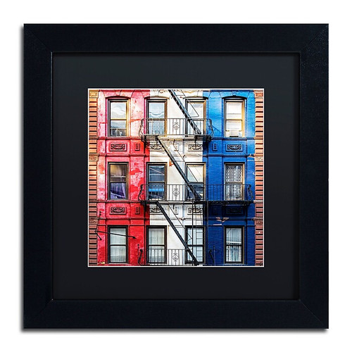 Trademark Fine Art Philippe Hugonnard 'American Colors' 11" x 11" Matted Framed (190836120963)