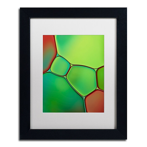 Trademark Fine Art Cora Niele 'Stained Glass IV' 11" x 14" Matted Framed (190836254828)