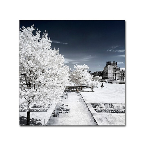 Trademark Fine Art Philippe Hugonnard 'Another Look at Paris XVIII' 18" x 18" Canvas Stretched Art Print (190836044047)