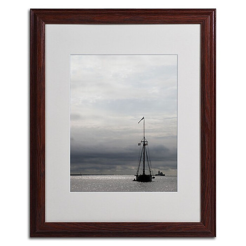 Trademark Monica Fleet "Legendary Dream" Art, White Matte W/Wood Frame, 16" x 20" (65dcf555e8837636b11a1d58_ud)