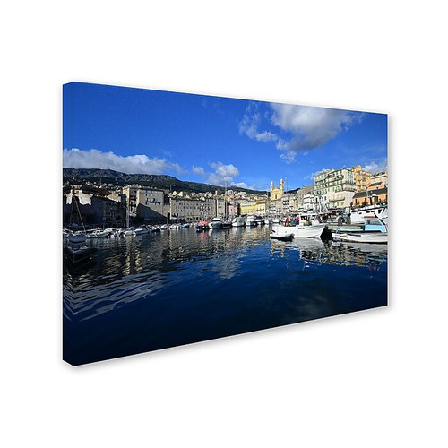 Trademark Philippe Sainte-Laudy "Bastia-Corsica" Gallery-Wrapped Canvas Art, 16" x 24" (65dcf60be8837636b11a2088_ud)