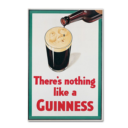 Trademark Fine Art Guinness Brewery 'There's Nothing Like A Guinness I' 12" x 19" Wall Art (190836244430)