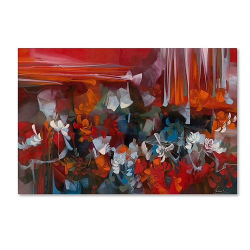 Trademark Fine Art Andrea 'Rouge' 12" x 19" Canvas Stretched (190836010868)