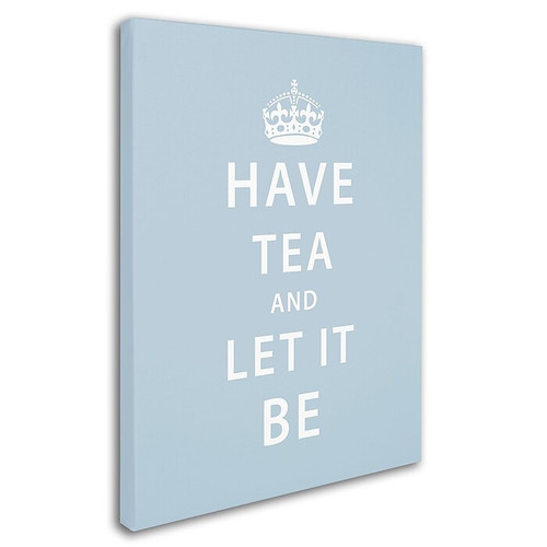 Trademark Megan Romo "Have Tea" Gallery-Wrapped Canvas Art, 18" x 24" (65dcf71ae8837636b11a251d_ud)