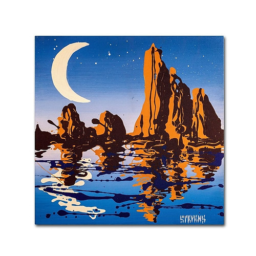 Trademark Fine Art 35" x 35" Wooden Frame Lake Powell (65dcf740e8837636b11a25b7_ud)