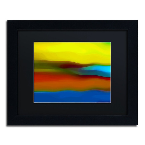 Trademark Fine Art Amy Vangsgard 'River Runs Through 1' 11" x 14" Matted Framed Art Print (886511935037)