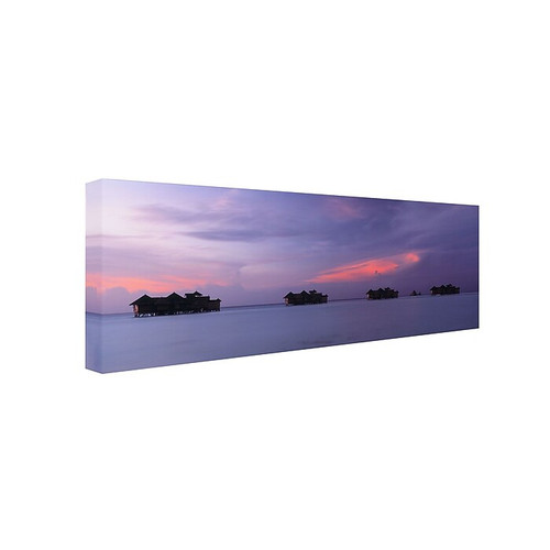 Trademark David Evans "Twilight Tranquility" Gallery-Wrapped Canvas Art, 6" x 19" (65dcf81ee8837636b11a2982_ud)
