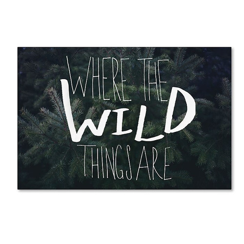 Trademark Fine Art Leah Flores 'Where the Wild Things Are' 30 x 47 (ALI0715-C3047GG)