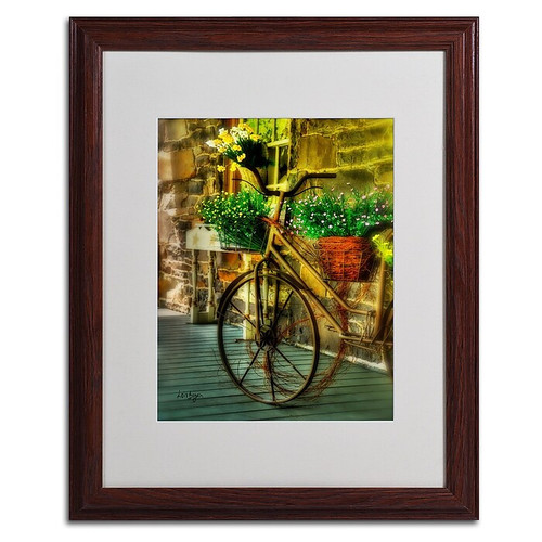 Trademark Lois Bryan "Still Useful" Art, White Matte With Wood Frame, 16" x 20" (65dcf93ee8837636b11a2ede_ud)