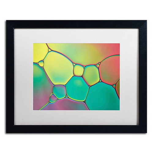 Trademark Fine Art Cora Niele 'Stained Glass I' 16" x 20" Matted Framed (190836254415)