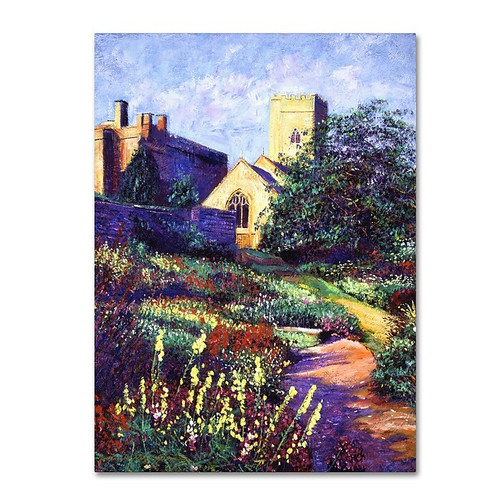 Trademark Fine Art David Lloyd Glover 'Dusk at Sunset' 14" x 19" Canvas Stretched Art Print (190836227242)