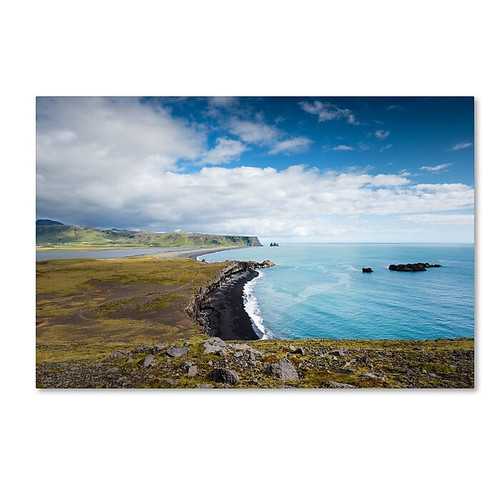 Trademark Fine Art Philippe Sainte-Laudy 'Icelandic Landscape' 12" x 19" Canvas Stretched (190836301560)