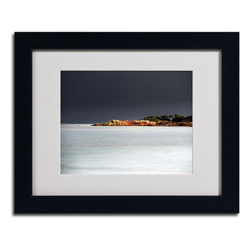 Trademark Philippe Sainte-Laudy "Deeper in the Dark" Art, White Matte With Black Frame, 11" x 14" (65dcfb81e8837636b11a3944_ud)