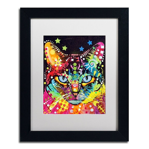 Trademark Fine Art Dean Russo 'Blue Eyes' 11" x 14" Matted Framed (190836166541)