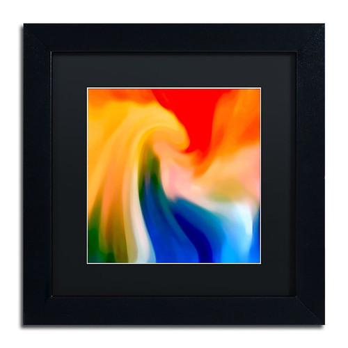 Trademark Fine Art Amy Vangsgard 'Storm At Sea Square 1' 11" x 11" Matted Framed (886511938090)