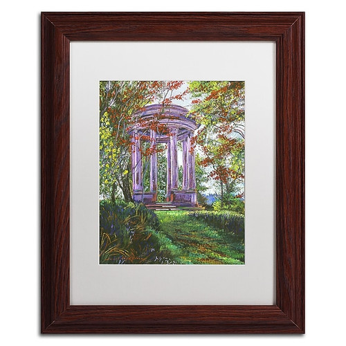 Trademark Fine Art David Lloyd Glover 'Japanese Maple Trees' 11" x 14" Matted Framed (190836224968)