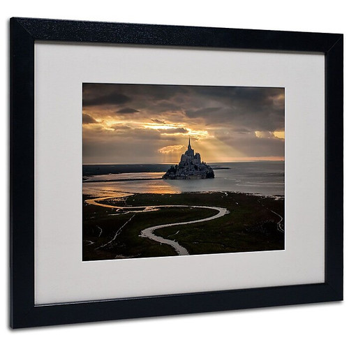 Trademark Fine Art 16" x 20" Acrylic Welcome to The Hell, Black Frame (65dcfc6fe8837636b11a3d9f_ud)