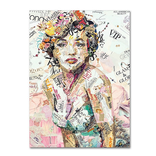 Trademark Fine Art ''Glam & Glory'' by Ines Kouidis 14" x 19" Canvas Art (ALI1003-C1419GG)