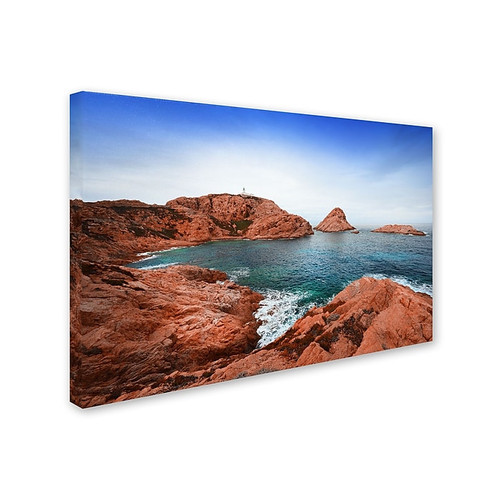 Trademark Philippe Sainte-Laudy "Ile Rousse" Gallery-Wrapped Canvas Art, 30" x 47" (65dcfc7ce8837636b11a3dd9_ud)