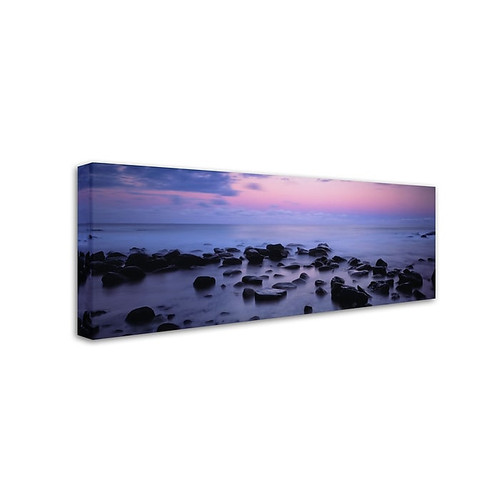 Trademark David Evans "Lorne Coastline-Great Ocean Road" Gallery-Wrapped Canvas Art, 10" x 32" (65dcfcaee8837636b11a3ed0_ud)