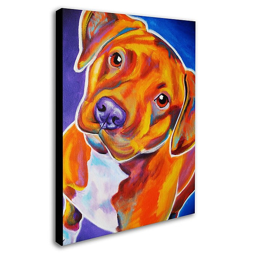 Trademark DawgArt "Harlem Crop" Gallery-Wrapped Canvas Art, 14" x 19" (65dcfd0be8837636b11a4076_ud)