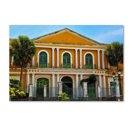 Trademark Fine Art CATeyes 'Old Asylum San Juan' 12" x 19" Canvas Stretched (190836037872)