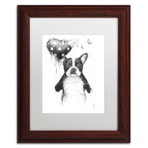 Trademark Fine Art Balazs Solti 'My Heart Goes Boom' 11" x 14" Matted Framed (190836179510)