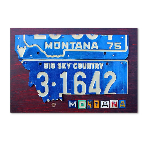 Trademark Fine Art ''Montana'' by Design Turnpike 30" x 47" Canvas Art (ALI1277-C3047GG)