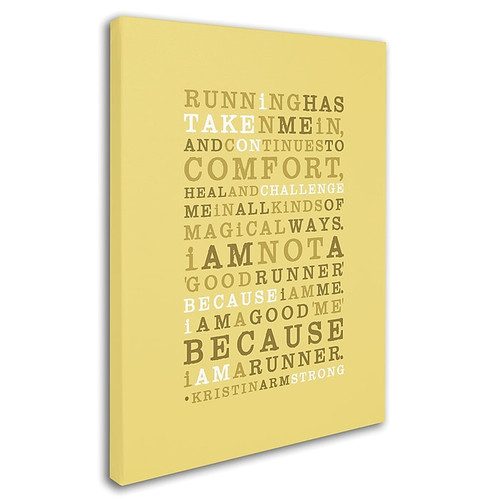 Trademark Megan Romo "Strong Runner I" Gallery-Wrapped Canvas Art, 18" x 24" (65dcfdc7e8837636b11a43b6_ud)