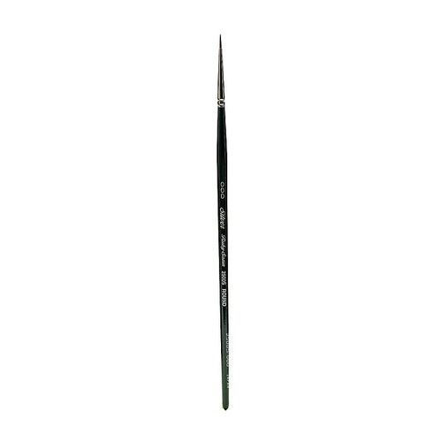 Silver Brush Ruby Satin Series Synthetic Brushes Short Handle 3/0 Round 2500S (65dd03d8e8837636b11a7053_ud)