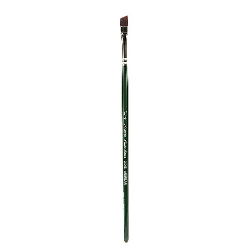 Silver Brush Ruby Satin Series Synthetic Brushes Short Handle 1/4 In. Angular 2506S (65dd03f4e8837636b11a71b6_ud)