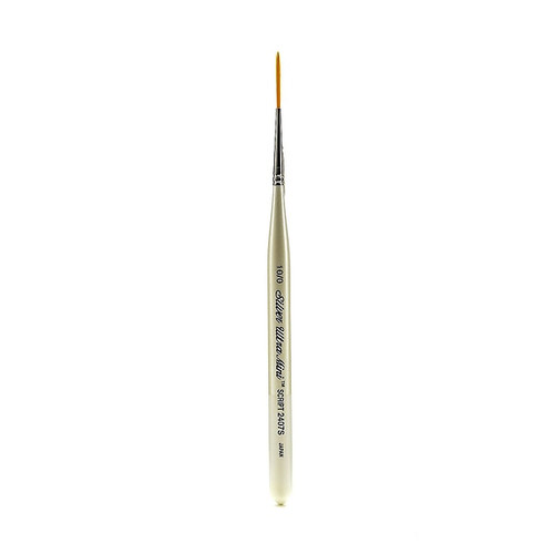Silver Brush Ultra Mini Series Golden Taklon Brushes 10/0 Script Liner (71796)