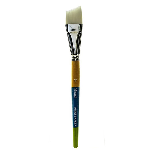 Princeton Snap! Brushes 1 White Taklon Angle Shader (9850AS-100)