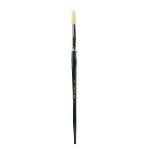 Princeton Series 5200 Chinese Bristle Oil Brushes, 12 Round (42444)