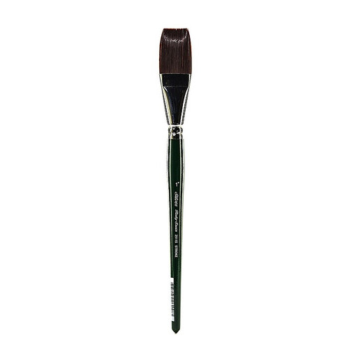 Silver Brush Ruby Satin Series Synthetic Brushes Short Handle 1 In. Stroke 2511S (65dd0458e8837636b11a75b8_ud)