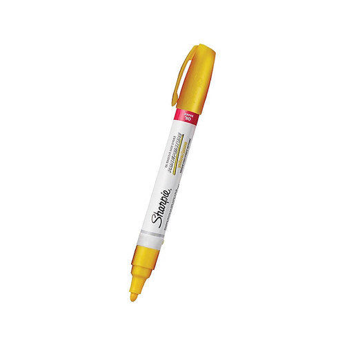 Sharpie Oil-Based Paint Marker, Medium Tip, Yellow, Dozen (2107619)