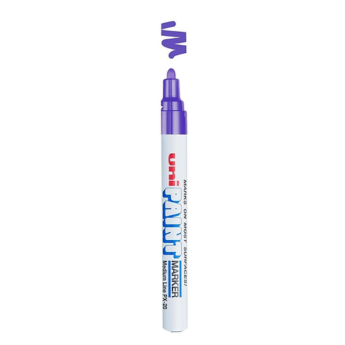 uni PAINT PX-20 Oil-Based Marker, Medium Tip, Violet (63606)