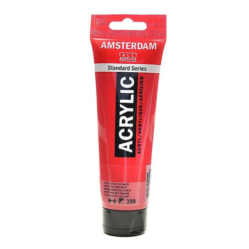 Amsterdam Standard Series Napthol Red Deep Acrylic Paint, 120Ml, 3/Pack (17791-Pk3)