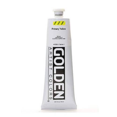 Golden Heavy Body Acrylics, Primary Yellow, 5Oz (71834)