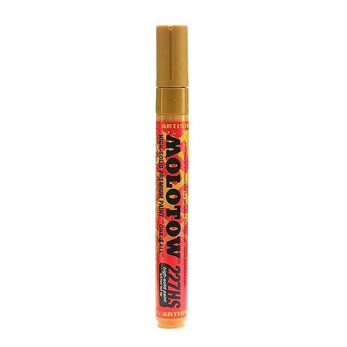 Molotow One4All Acrylic Paint Markers 4 Mm Ochre Brown Light 208 [Pack Of 3] (3PK-227.225)