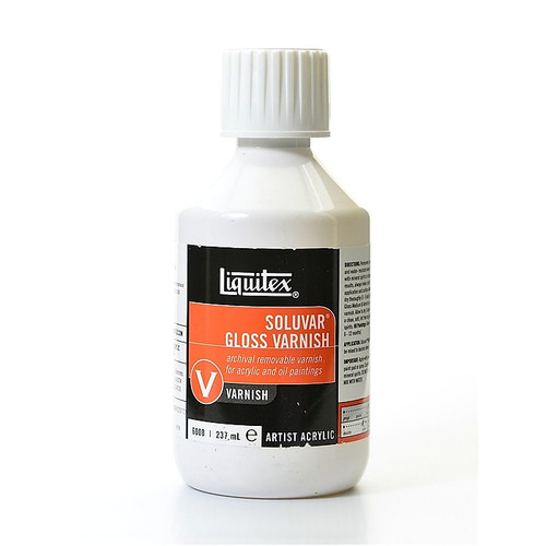 Liquitex Soluvar Final Picture Varnish Gloss 8 Oz. Bottle (6008)