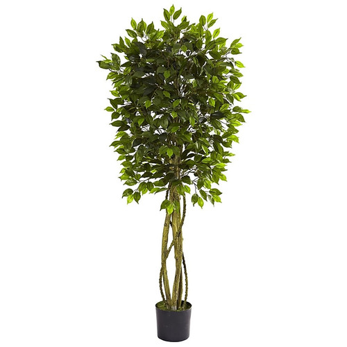 Nearly Natural 5380 Ficus Silk Tree in Pot (65dd05b9e8837636b11a8160_ud)