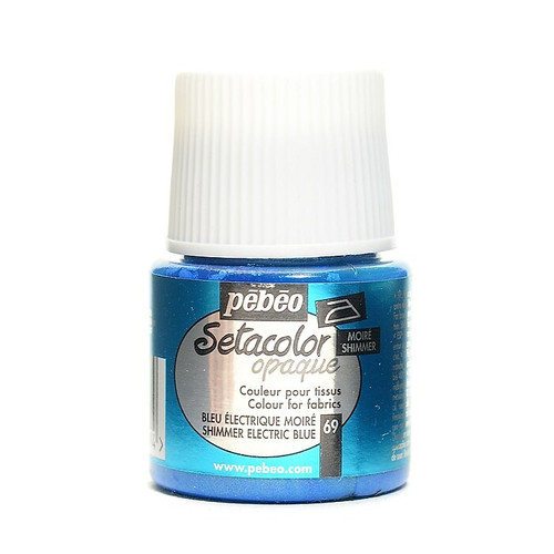 Pebeo Setacolor Opaque Fabric Paint Electric Blue 45 Ml [Pack Of 3] (65dd05cfe8837636b11a8201_ud)