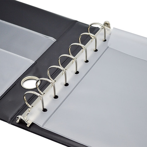 Bindertek Specialty Binders 1" 7-Ring Special Application Binder, D-Ring, Black (3CB)