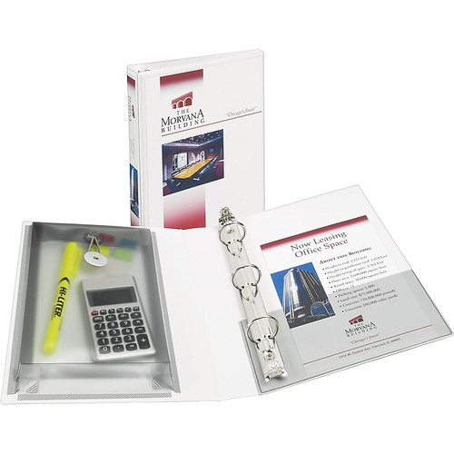 1" Avery® 5-1/2" x 8-1/2" Mini Durable View Protect & Store™ Memo Binder with Round Rings (65dd07c1e8837636b11a9744_ud)