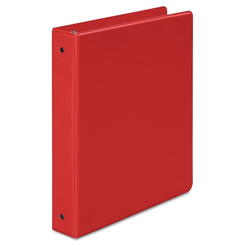 Wilson Jones 368 1 1/2" 3-Ring Non-View Binders, Red (WLJ36834NR)