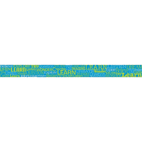 Barker Creek Word Wall - Learn Double Sided Trim, 35' L x 3" W, 12/Pack (65dd091ee8837636b11aa56d_ud)