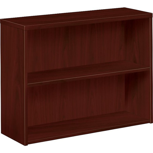 HON 10500 Series 2-Shelf Bookcase, 29 5/8"H x 36"W x 13 1/8"D, Mahogany (H105532NN)