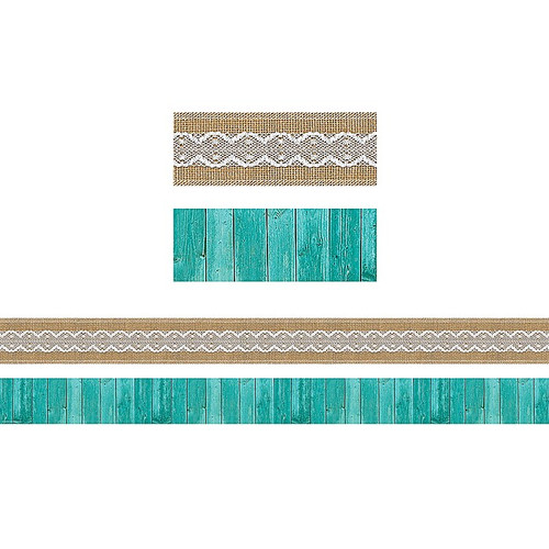 Teacher Created Resources Shabby Chic Double-Sided Border(36 x 3)