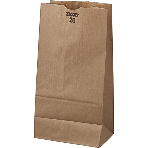 Boardwalk® Kraft Paper Bag, 40 lb., 16 1/8" H x 8 1/4" W x 5 5/16" D (65dd09d8e8837636b11aacd3_ud)